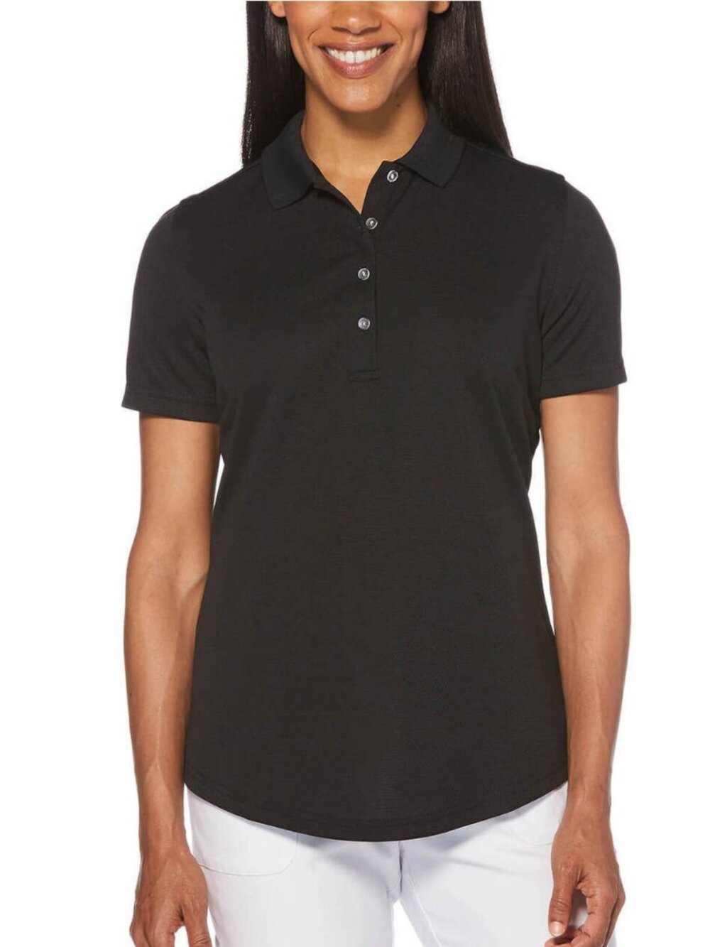 Callaway Golf Women's Black Core Performance Polo Black Size XL (New)